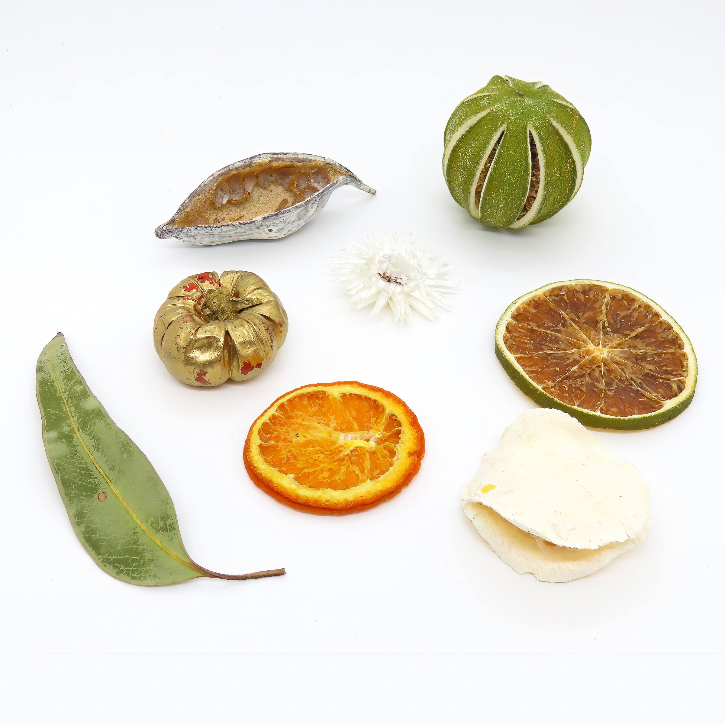 6" 250 Gram Mixed Potpourri Sliced Red and Green Apples 6 in Bed